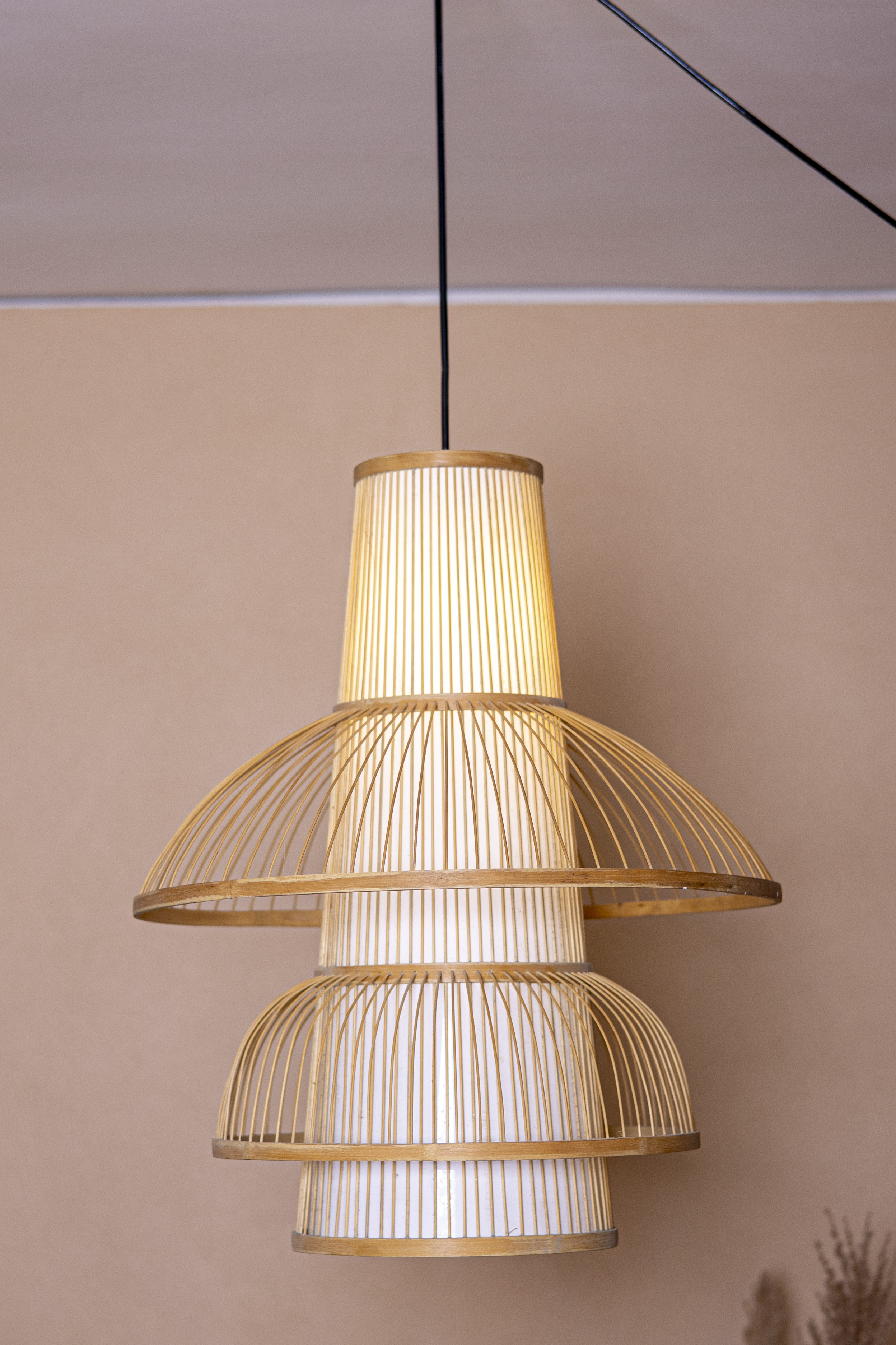 Bamboo Light | Chandelier Lamp | Hanging light