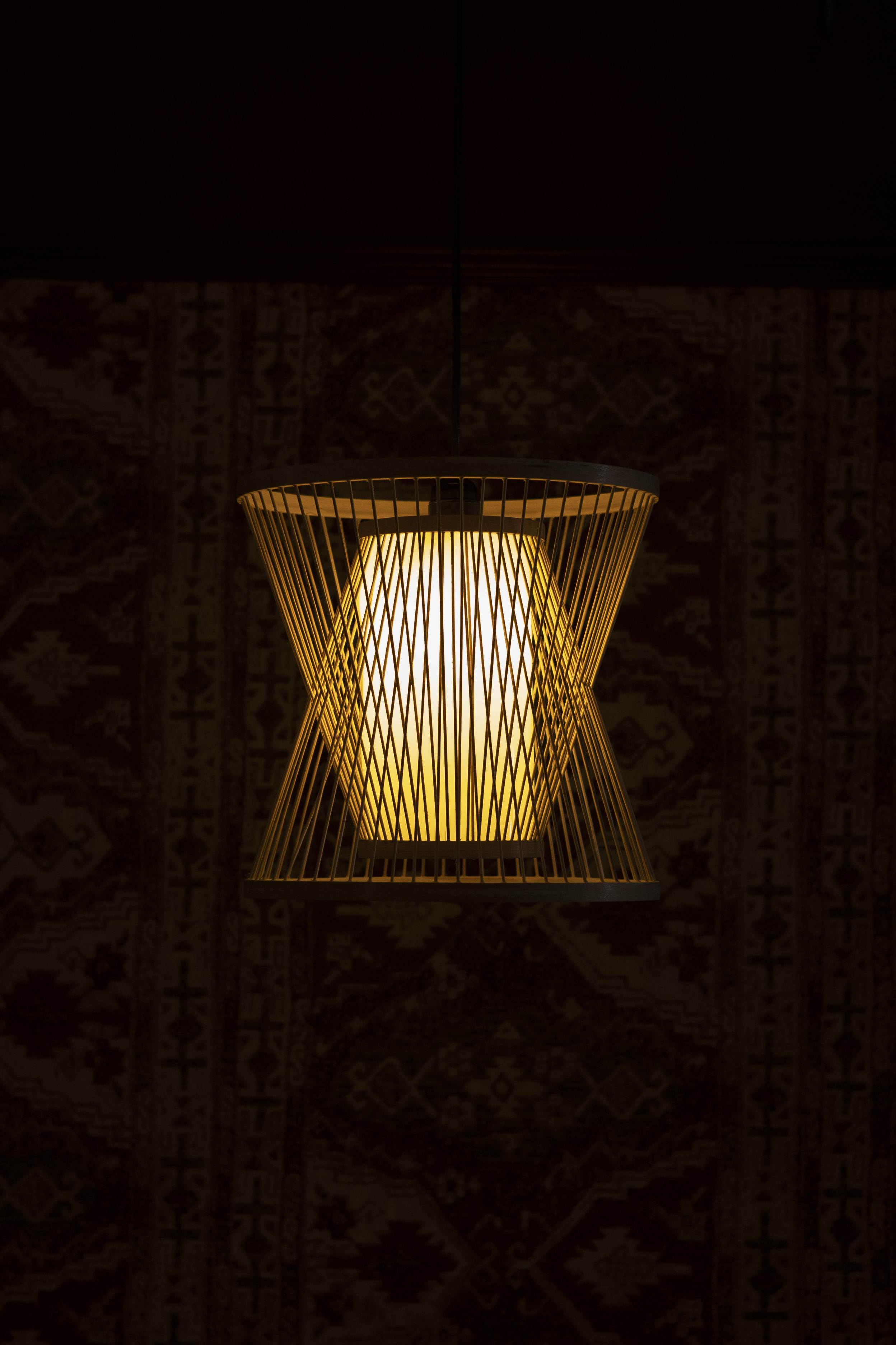 Bamboo Light with acryllic sheet | Chandelier Lamp | Hanging light