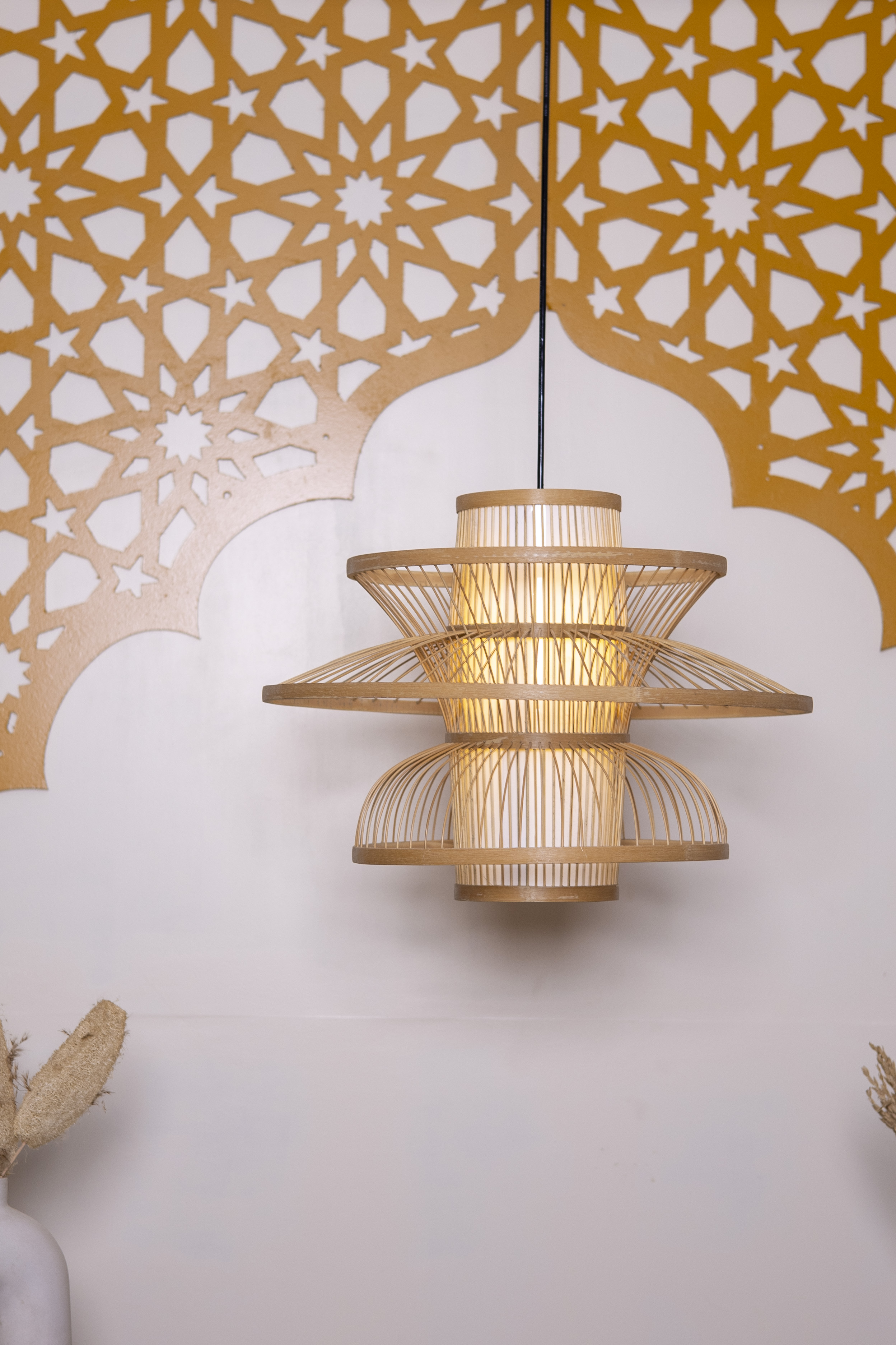 Bamboo Light | Chandelier Lamp | Hanging light
