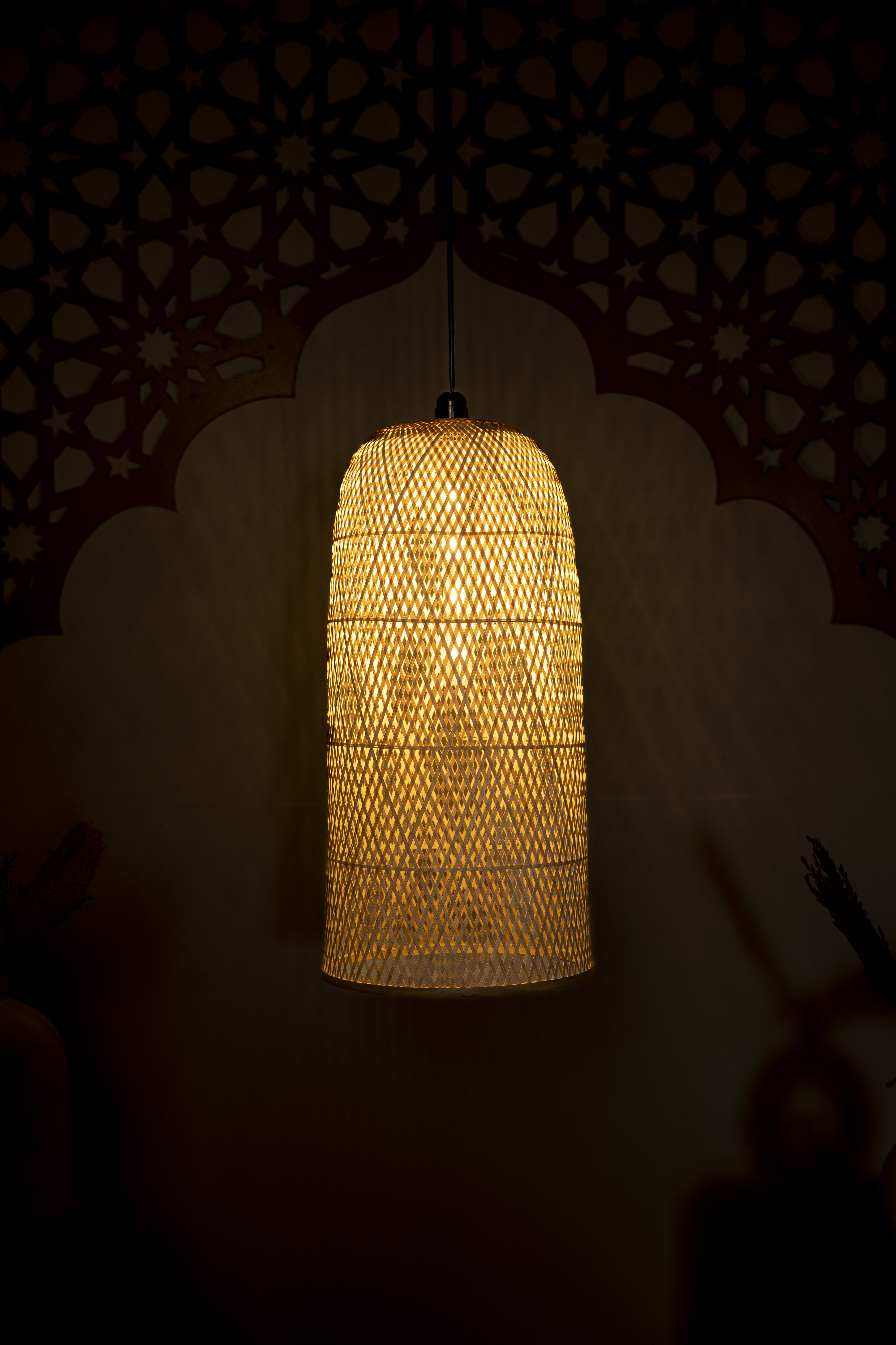 Bamboo Light |  Chandelier Lamp | Hanging light