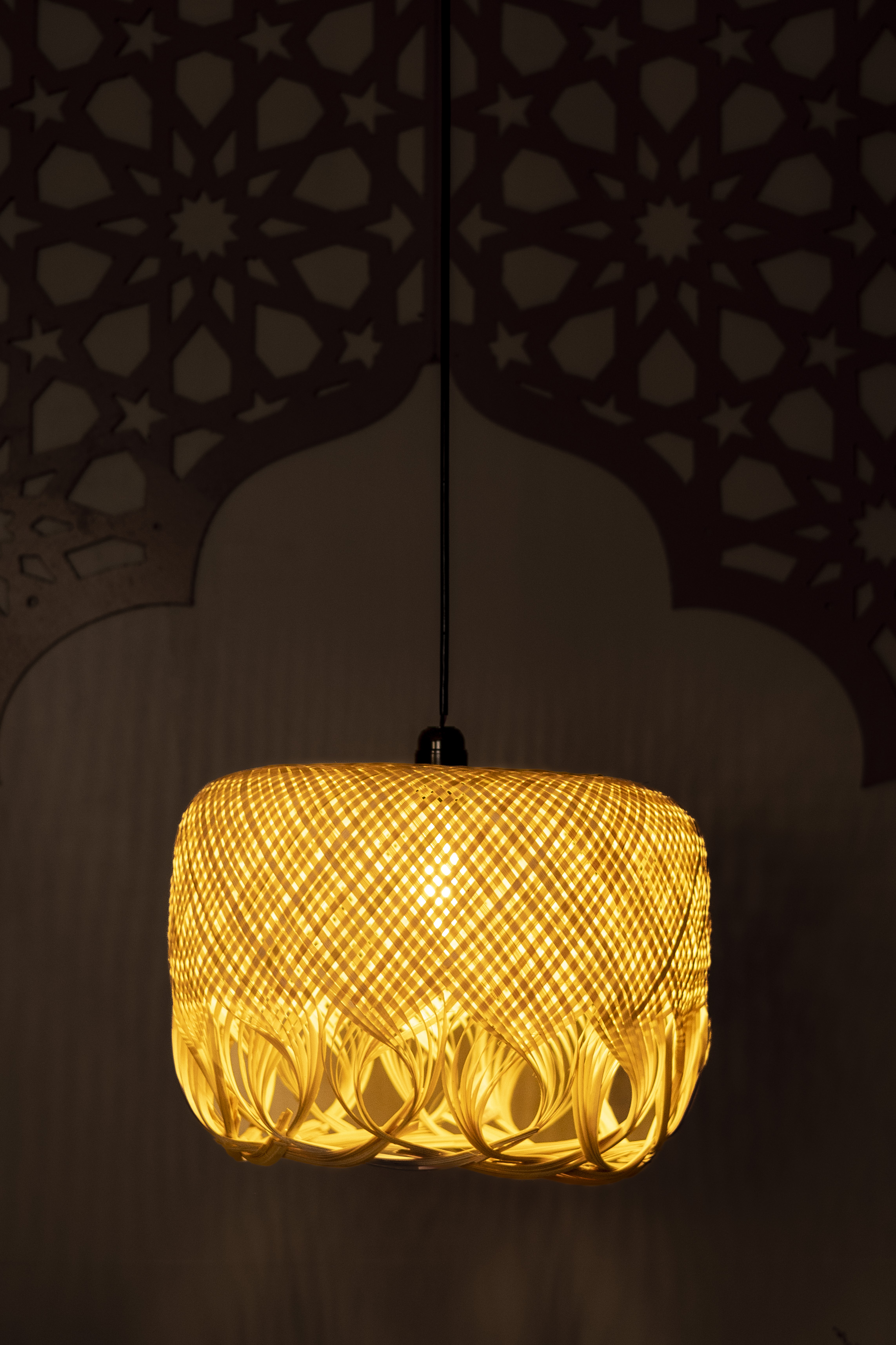 Bamboo Light |  Chandelier Lamp | Hanging light