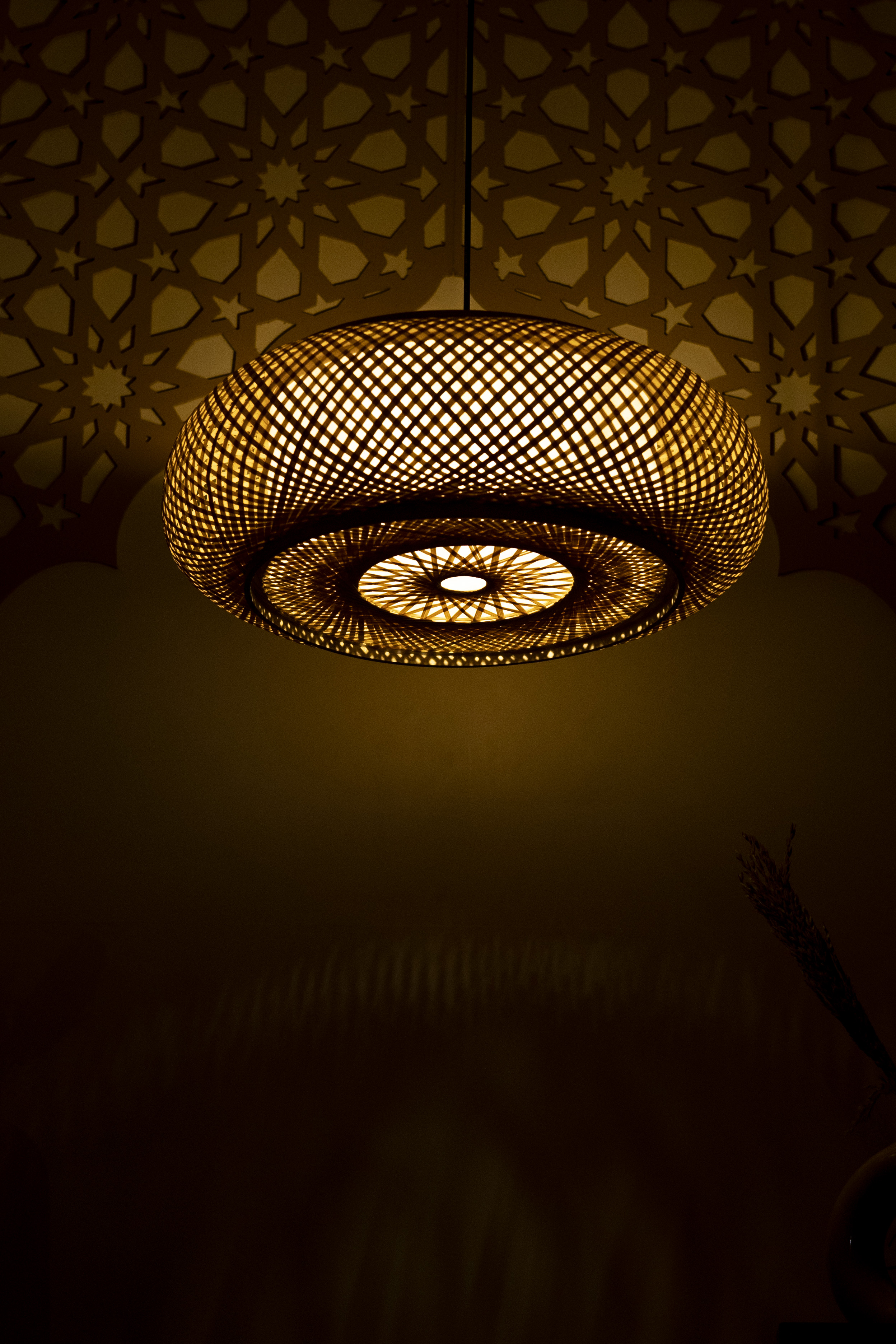 Bamboo Light |  Chandelier Lamp | Hanging light